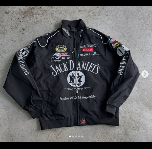 Campera vintage Jack Daniel's racing